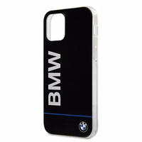 BMW Hardcase Signature Printed Logo Maciņš priekš iPhone 12 / 12 Pro - melns