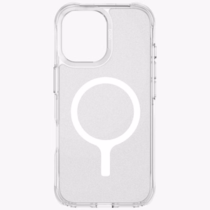 Uniq LifePro Xtreme Magnētiskais uzlādes viedtālruņa apvalks iPhone 17 - Caurspīdīgs-Mirdzošs