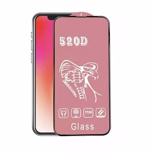 Закалённое стекло 520D Xiaomi Redmi 12 Redmi Note 12R Poco M6 Pro 5G Redmi 13 4G Redmi 13 5G Poco M6 4G чёрный