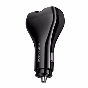 Borofone Car charger BZ35 Leader - 2 x Type C + USB - PD 30W black