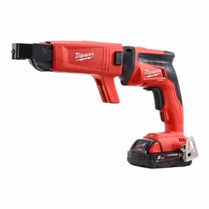 Milwaukee M18 FSGC-202X 4933459199 – 18 V akumulatora ģipškartona skrūvgriezis ar automātiskās skrūvju padeves uzgali, 2 × 2.0 Ah akumulatori, lādētājs un HD-Box