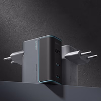 Cuktech CUKAD1003EUG GaN 100W sienas lādētājs 2 x USB-C 1 x USB-A ar USB-C kabeli - pelēks