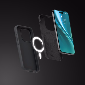 Etteri Silikona Mag maciņš for iPhone 15 6,1" melns