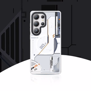 Benks Dynamic magnētiskais Mecha viedtālruņa apvalks (D045) Samsung Galaxy S25 Ultra, balts