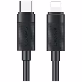 Kabelis USAMS U94 30W USB-C uz Lightning 1m melns