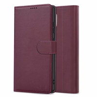 Futrālis Fancy Wallet Xiaomi Redmi 13C/Poco C65/Poco M6 5G bordo krāsā