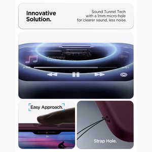 Spigen Nano Pop MagSafe  iPhone 18 Pro / 17 Pro vāciņš, tumšā ķiršu krāsā