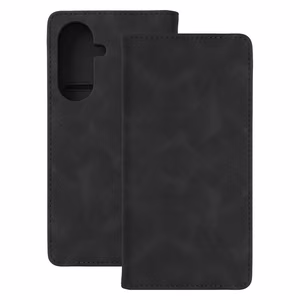 melns Smart Suede vāciņš modelim Samsung Galaxy A27 5G
