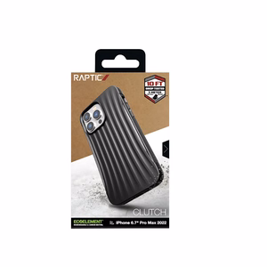 Raptic X-Doria Clutch vāciņš ierīcei iPhone 14 Pro Max, melns