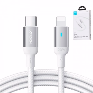 USB kabelis Joyroom S-CL020A10 balts Type-C / Lightning 120cm (līdz 20W)