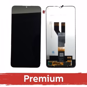 LCD displejs saderīgs ar Realme C11 / C21 / C20 (4G) melns OEM