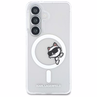 Karl Lagerfeld IML Peekaboo Choupette MagSafe Maciņš for Samsung Galaxy S26 - caurspīdīgs