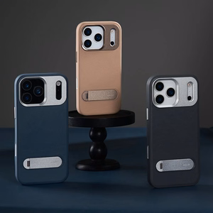 Moshi Kameleon MagSafe vāciņš ierīcei iPhone 17 Pro Max, ar statīva funkciju, “Midnight Gray” krāsā