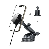 Tech-Protect mm15W-V10 magnētiskais MagSafe auto turētājs panelim/stiklam/ventilācijai melns