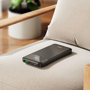 Portatīvais lādētājs (m) Hoco 10000 mAh QC3.0 PD 3A 20W J102 melns