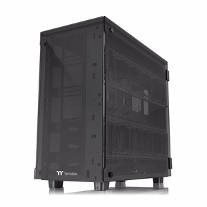 Thermaltake View 91 TG RGB datora korpuss, Ultra Tower, melns
