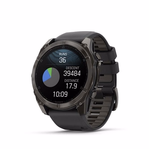 Viedpulkstenis Garmin Fenix 8 Sapphire melns/pelēks