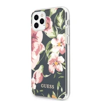 Guess N.3 Ziedu kolekcijas viedtālruņa apvalks iPhone 11 Pro Max - tumši zils