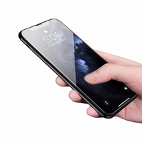 HOCO rūdītais stikls HD 5D Guardian vairogs (komplekts 10in1) - iPhone Xr / 11 melns (G14)