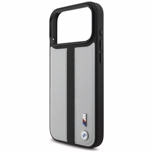 BMW M Perforated Stripe Logo MagSafe Чехол для iPhone 17 Pro Max - серый