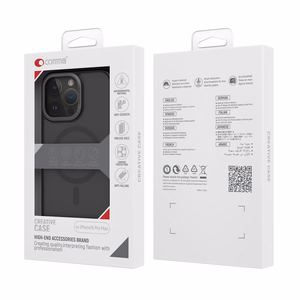 Viedtālruņa apvalks Comma Joy Elegant Mag iPhone 15 Plus tumši zaļš