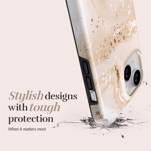 MIO Gold Marble Magsafe maciņš iPhone 16