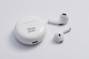 Blue Star (TX3) TWS Bluetooth bezvadu austiņas baltas