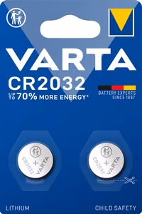 VARTA Lithium Battery CR2032 (BIOS) 3V 2 pcs