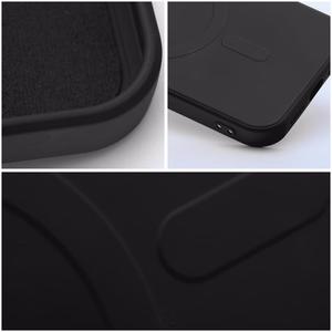 SILICONE MAG COVER viedtālruņa apvalks, saderīgs ar MagSafe, IPHONE 11 Pro melns
