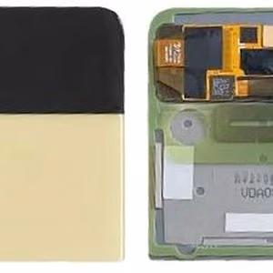 LCD ekrāns Samsung F721 Z Flip4 5G ar skārienjutīgo ekrānu un rāmi (Ārējais) Pink Gold oriģināls (lietots Grade C)