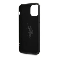 US Polo USHCN65SLHRBK iPhone 11 Pro Max melns Silicone Collection
