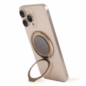 Uniq Gripfit 360 magnētiskais turētājs ar statīvu – pelēks / krama pelēks