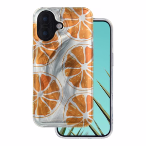 Ultra Trendy Summer maciņš iPhone 16 6,1" oranžs