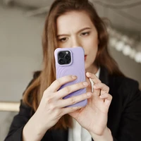 Silikona Zephyr Mag viedtālruņa apvalks, saderīgs ar MagSafe, paredzēts IPHONE 14 PRO MAX, ceriņu krāsā