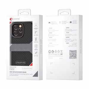 Comma viedtālruņa apvalks Kevlar Mag iPhone 15 Plus melns