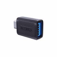 Acefast J1 USB-A 3.0 (sieviešu) uz USB-C 3.0 (vīriešu) 5Gb/s adapteris - melns