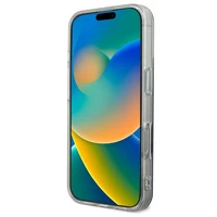 Guess IML 4G Magnētiskais viedtālruņa apvalks iPhone 16 Pro - melns