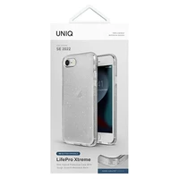 Uniq LifePro Xtreme viedtālruņa apvalks iPhone 7 / 8 / SE 2020 / SE 2022 - caurspīdīgs sudraba