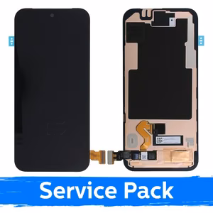 LCD displejs, saderīgs ar Google Pixel 9 Pro XL melns ar rāmi (Service Pack)