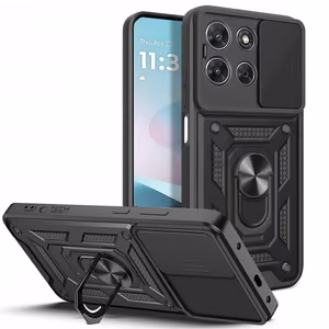Tech-Protect CamShield Pro Case for Motorola Moto G67 / G77 - Black