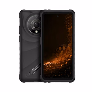 Hammer Iron 6 – 6.56 collu IPS 1612 × 720 viedtālrunis, MediaTek Dimensity 6300, 6/128 GB, 4G/5G, 64 MP aizmugures kamera, Android 15, 6050 mAh, melns