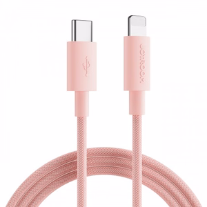 USB kabelis Joyroom S-1024M13 rozā Type-C / Lightning 100cm (līdz 20W)