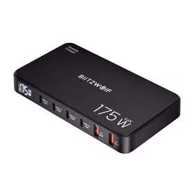 Blitzwolf BW-S30 6-in-1 uzlādes stacija 4xUSB-C + 2xUSB 175W