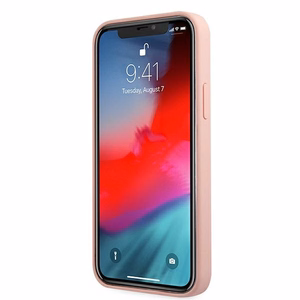 Guess GUHCP12LLSVSPG iPhone 12 Pro Max 6.7" rozā zaļš/zaļš rozā cietais apvalks Silikona Vintage