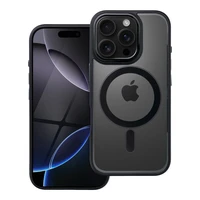 Viedtālruņa apvalks COLOR EDGE MAG COVER saderīgs ar MagSafe IPHONE 16 Pro - melns