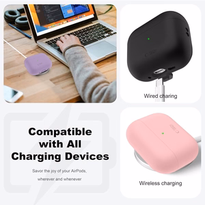 Tech-Protect Силиконовый Чехол для AirPods Pro 3 - тёмно-синий
