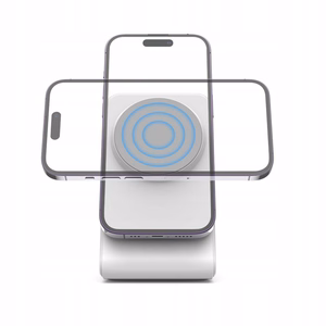 Tech-Protect QI15W-A38 MagSafe bezvadu lādētājs - Balts