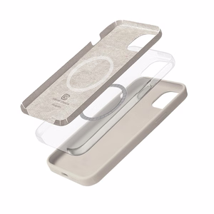 Crong Color Cover Magnetic vāciņš ierīcei iPhone 14 Plus, saderīgs ar MagSafe, akmens bēšs