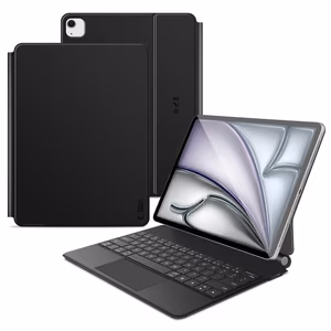 Tech-Protect Smartcase Magnētiskais ar tastatūru iPad Pro 12.9” 2020 / 2021 / 2022 / iPad Air 13” 2024 / 2025 - Melns