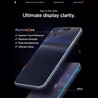 Spigen Glas.tR EZ Fit Aizsargstikls iPhone 16 Pro / 17 / 17 Pro - 2 gab.